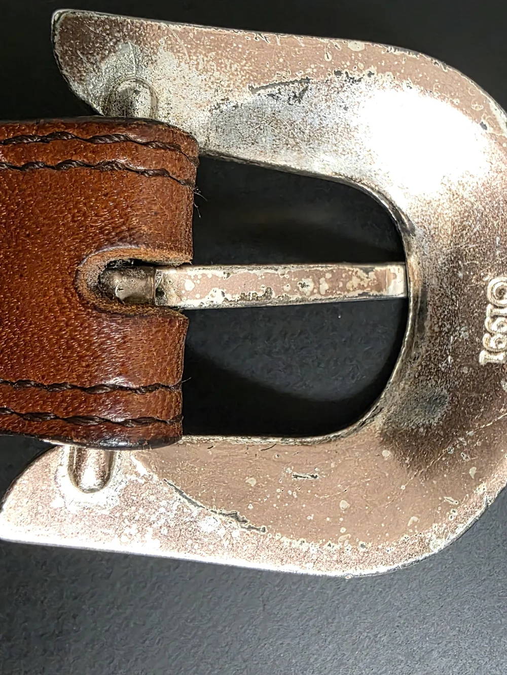 Vintage 1991 Leather Western Belt Size 30